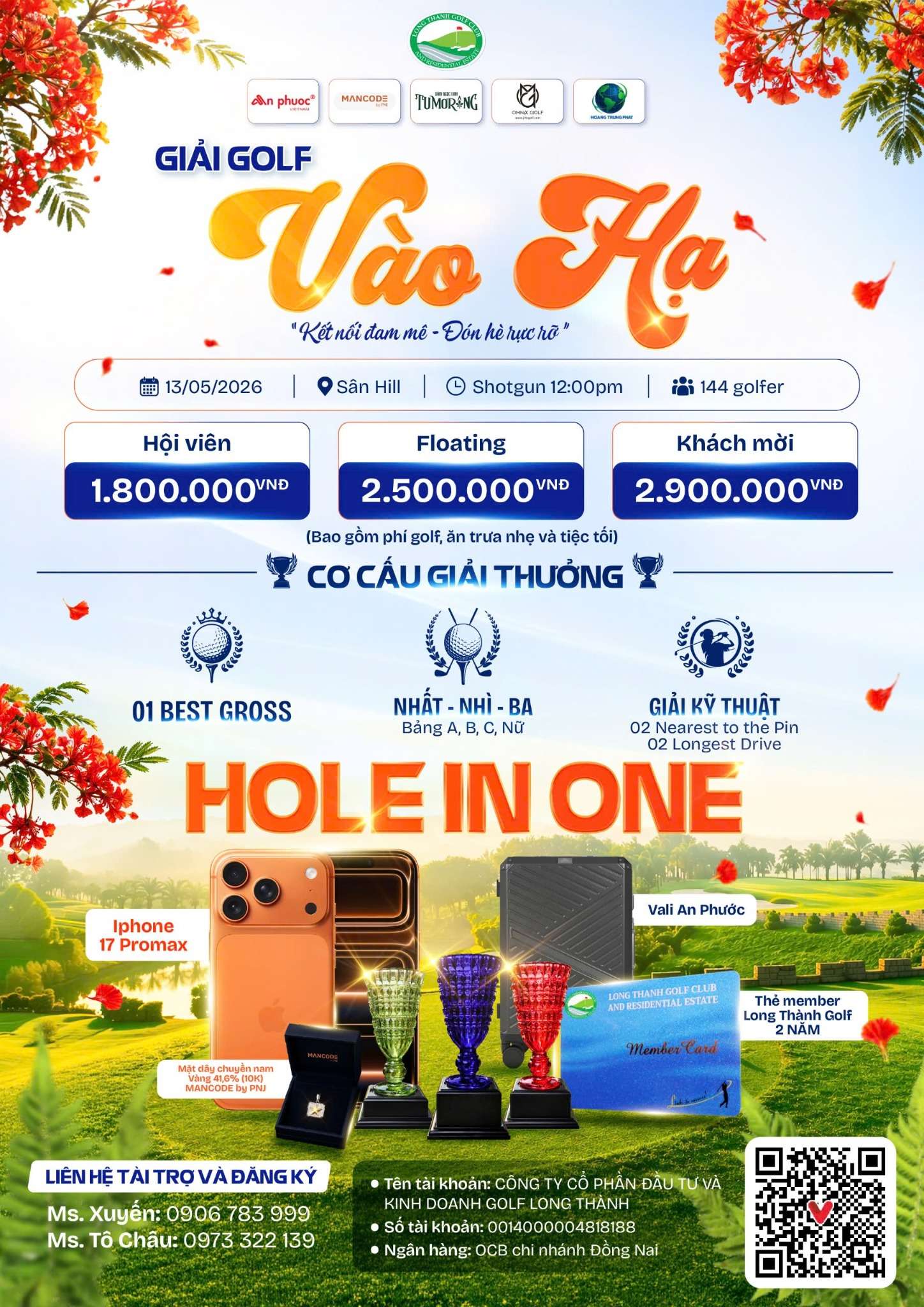 SĂN IPHONE17 PROMAX TẠI GIẢI GOLF VÀO HẠ
